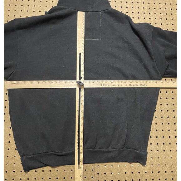 Aviator Nation Sweatshirt Women Large Black Lightning Bolt Hoodie USA Adult RARE - Picture 5 of 8